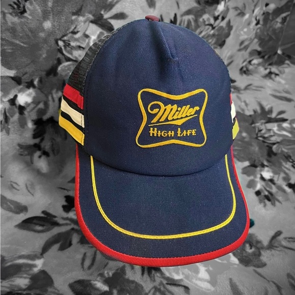 Vintage miller highlife hat